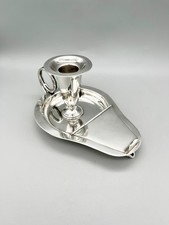 VICTORIAN STERLING SILVER CHAMBERSTICK/VESTA, GOLDSMITHS & SILVERSMITHS, 1899