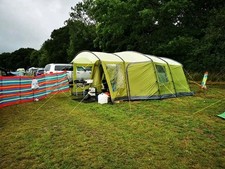 Vango NADINA 600 tent, Footprint And COLEMAN extension 