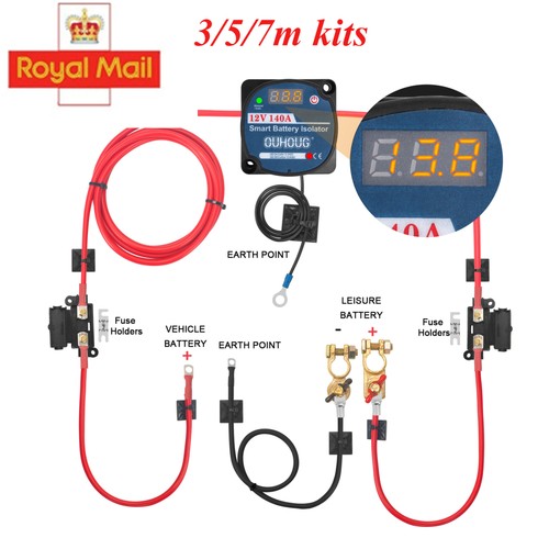 Split charge relay - split,