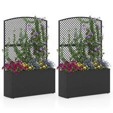 Set of 2 58 Inch Raised Garden