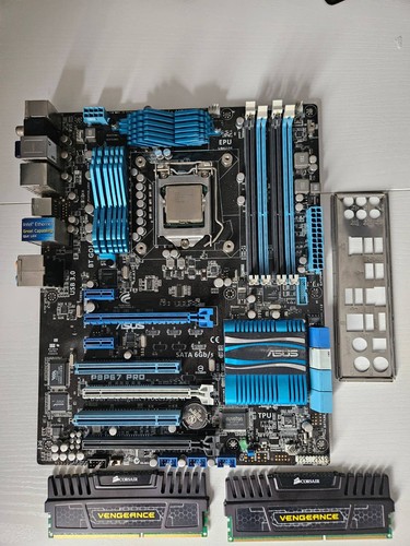 Asus p8p67 pro 2500k - 2500k,, 8gb