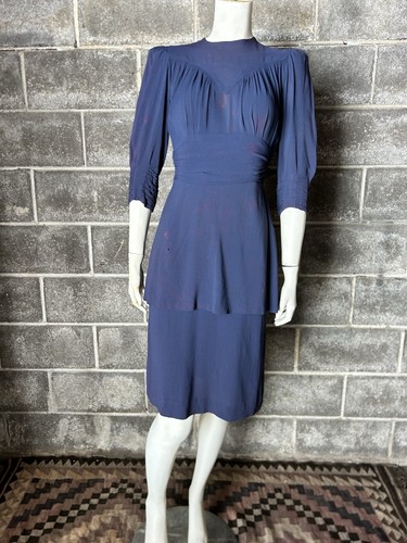 1940s vintage ruffle - 1940s,