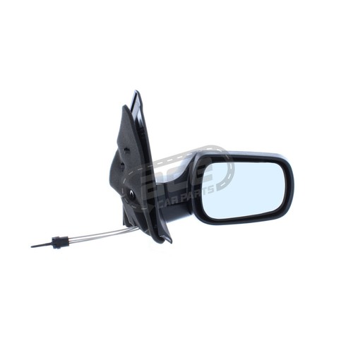 Cable control wing door - door, mirror