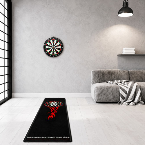 Dart mat with oche non - dart,