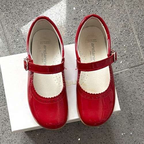 Andanines girls red patent - andanines,