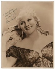 Minna Gombell - 1930's Signed