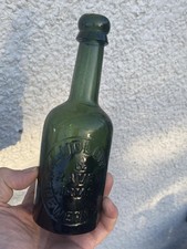 Old victorian green glass