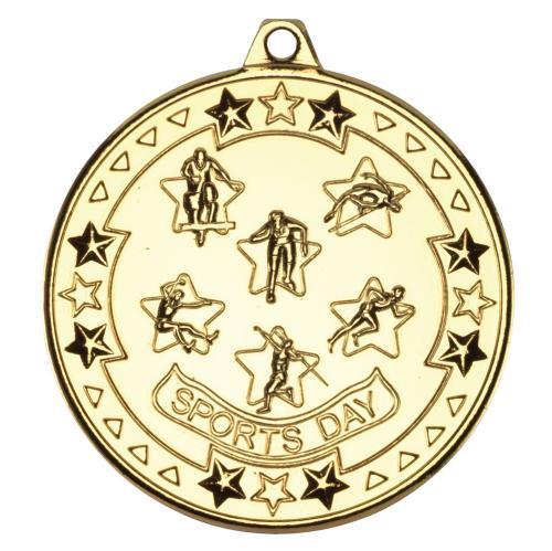 Sports day medal with - sports,