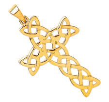 9ct Solid Yellow Gold Celtic