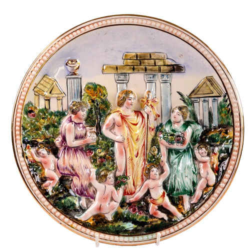 Capodimonte italy pottery gods - italy,