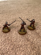 Uruk Hai Berserkers X3 Metal Isengard  Warhammer Lotr Lord Of The Rings 