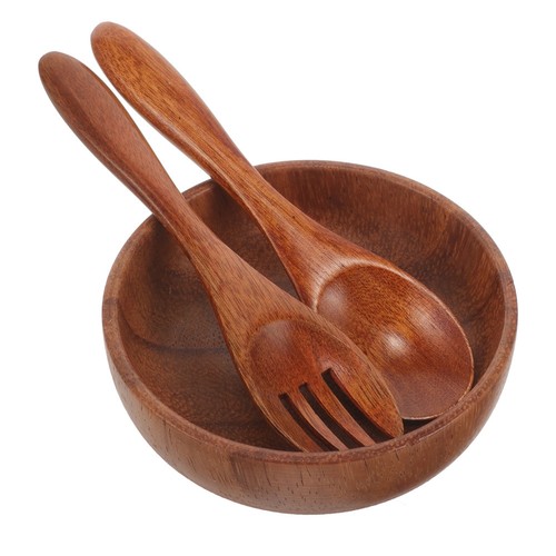 Wood bowl set with - wood,