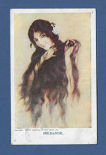 Melisande Antique / Vintage Postcard Raphael Kirchner Art Nouveau Glamour Girl