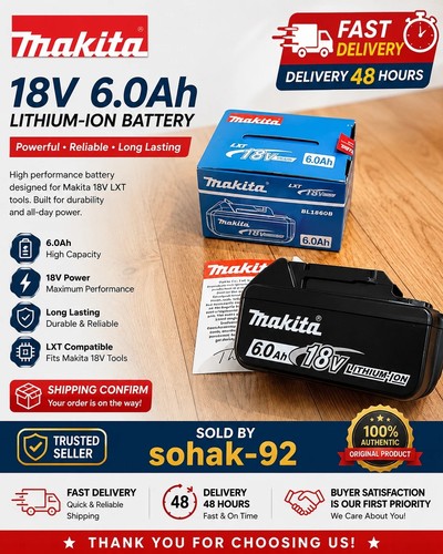 Genuine makita 6ah - makita,