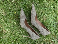 Kurt Geiger Gold Stiletto
