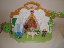 Playmobil Mystical Princess Fairy Castle + Unicorn & Gnome Knight Guards