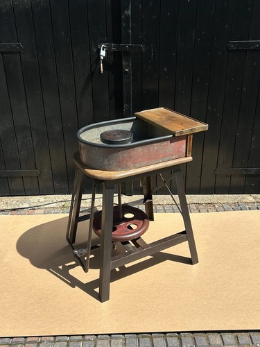 Antique kick pottery wheel - pottery,