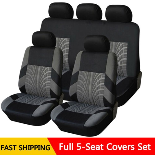 Polyester car seat covers - covers, 9pcs
