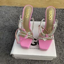 Ego Pink Heeled Shoes Size 5 Ladies 