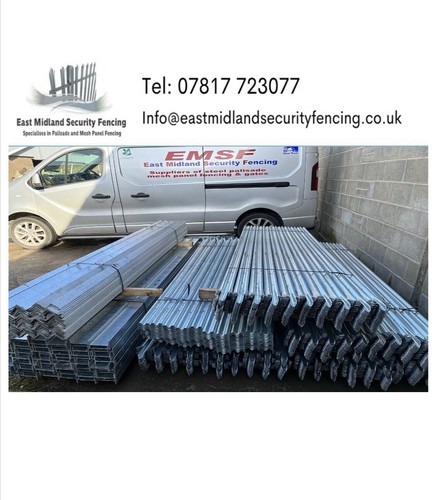 Palisade security fencing 8m - security,