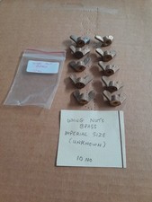 brass wing nut small 2mm thread10 no