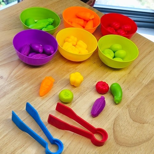 Montessori vegetable color - montessori,