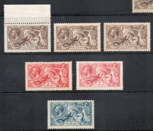 1918 seahorse stamp - stamp, set