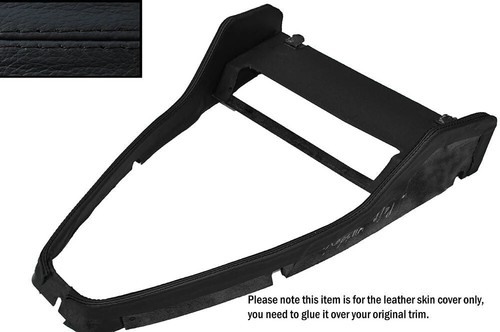 Black stitch centre console - black,