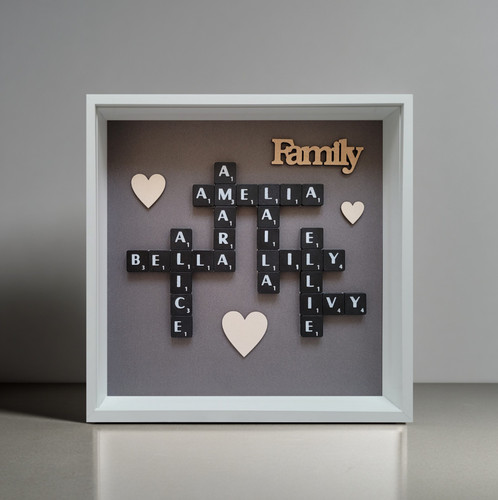 Handmade scrabble picture - handmade,