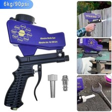 Hand Held Air Sandblasting Gun Sand Blaster Portable Shot Media Blasting 600ML