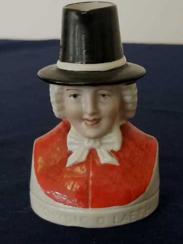 Antique goss welsh lady - w.h.,