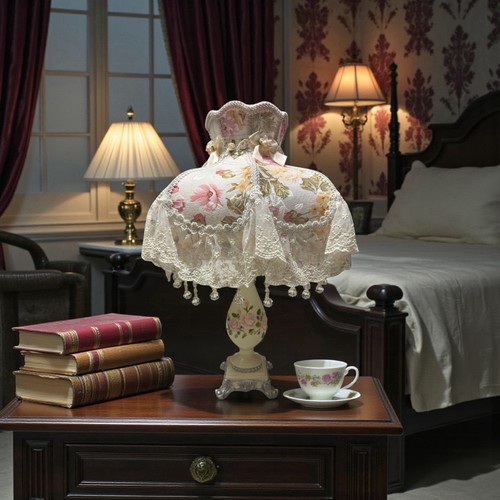 Boudoir table lamp - table, vintage