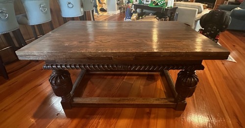 Antique english oak - english, carved