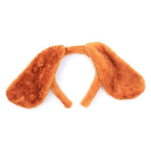 Golden brown dog ears - brown,
