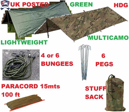 Army basha set tent shelter - set,