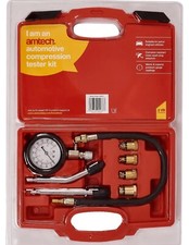New Automotive Petrol Engine Compression Tester Test Kit Gauge Car Motorcycle