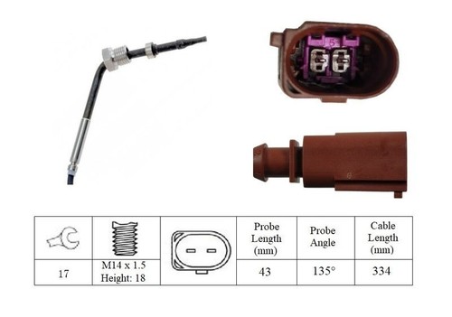 Pre dpf exhaust temperature - exhaust,