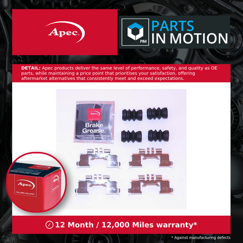 Brake pad fitting kit - kit, fits