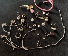 925 Sterling Silver Job Lot Scrap 30g of Jewellery