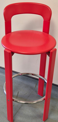 Dietiker hay red bar - red, stool
