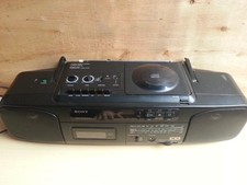 SONY CFD-50L PORTABLE CD PLAYER RADIO BOOMBOX GHETTO BLASTER