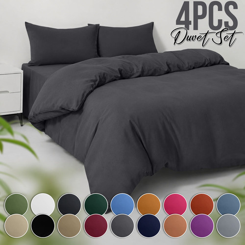 Pcs duvet quilt cover set - 4,