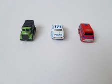 3 Vintage 80s Galoob Micro Machines-Chevrolet Police, Ambulance, Military Truck