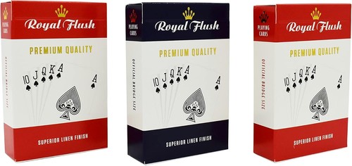 Royal flush playing cards - royal,