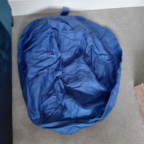 Blue indoor beanbag cover - indoor, only