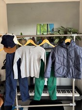 Winter bundle 7-8 y o Aigle coat adidas trousers Uniqlo fleece lined jeans Polar