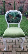 MADE TO ORDER SAFARI LEOPARD PRINT BLACK DINING / ACCENT CHAIR