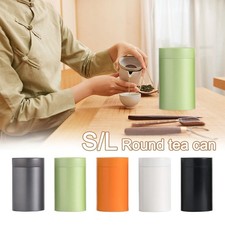 Round tea tin - tin, large