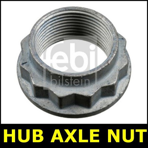 Hub axle nut rear - axle,