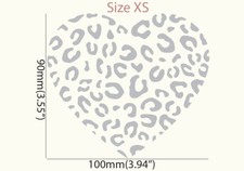 Leopard STENCIL Heart Animal